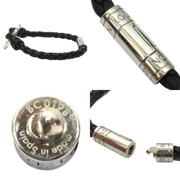 LOUIS VUITTON Brown Leather Charm Bracelet - Picture 3 of 3